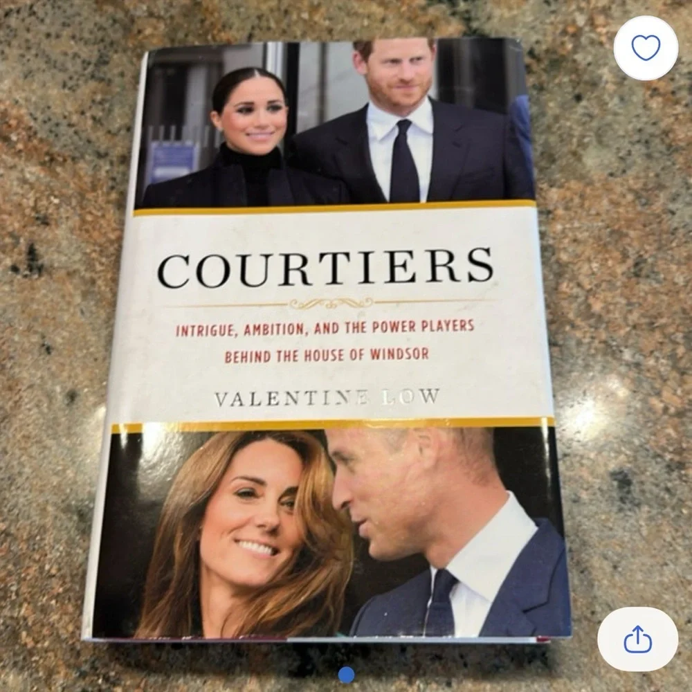 Courtiers by Valentine Low Hardcover Book